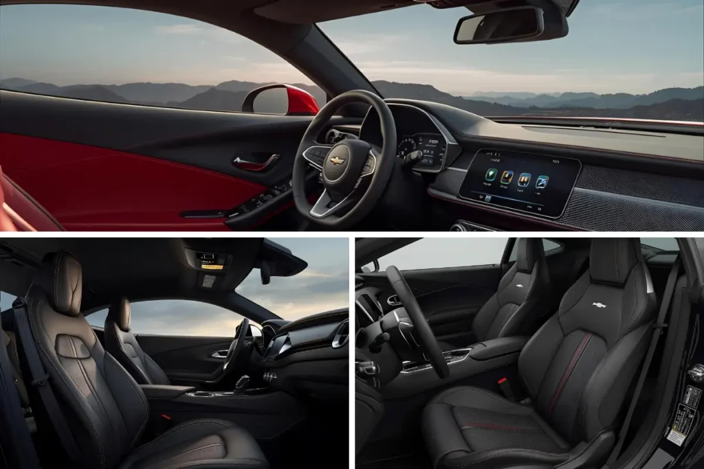 2021 Chevrolet Camaro Interior Design, Comfort Materials and Cabin Functionality